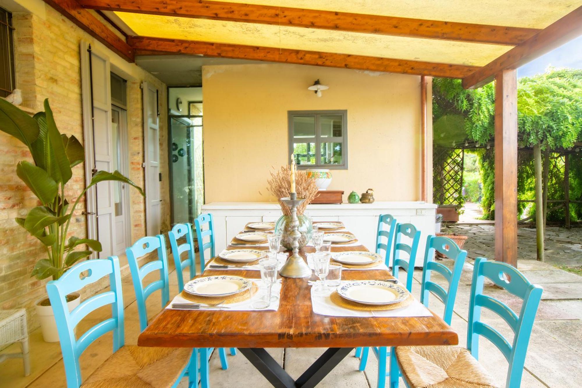 Grande Villa Storica Per Vacanze Con Giardino Privato E Piscina Ostra Exteriér fotografie